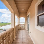 3rd Floor Covered Patio off Dining & Kitchen Areas - Beautiful Water Views