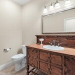 Hall guest powder room. Gorgeous!
