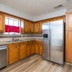 Check out the stainless steel appliances!