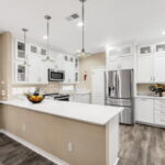 This newly remodeled kitchen has numerous touches you'll want to check out.
