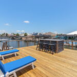 Upper deck with water views! Great place to watch sunsets….
