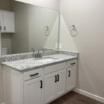 Full Bathroom upstairs with Granite countertop