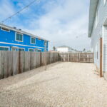 Backyard - fence in the middle separating Unit A & B. Both units identical.