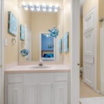 This sink area is dedicated to the Third Bedroom and shared as the Guest Bathroom.