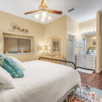 Third bedroom with private sink and access to Jack'n Jill Bathroom.