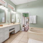 Primary Bathroom with garden tub.