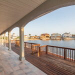 1st floor covered patio & deck.