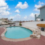 Gorgeous water view from the heated chlorine pool!