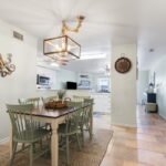 Dining area, looking toward living room and patio.