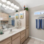 Second Full Bathroom in between the Second and Third Bedrooms.