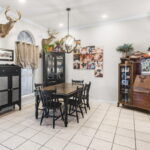 Dining Area with waterview.