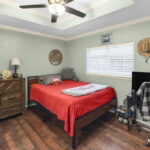 Second Bedroom with Vinyl Flooring.