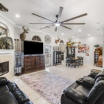 Living area, looking to Dining Area and Breakfast Bar.