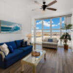 Living area with two sofa sleepers and GREAT views!