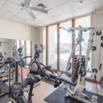 First floor exercise room.