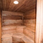 Community Sauna....what a way to relax!