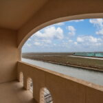 Upstairs balcony.