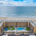 Beachfront Condominiums six floors of beautiful condos. Located on the beach/seawall of North Padre Island.