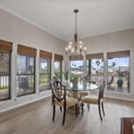 Dining area with water views!