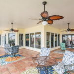This outdoor veranda is so inviting....