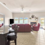 Living/Family room with water views!!