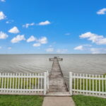 Pier and vinyl fencing