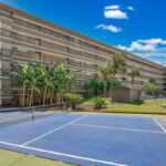 Pickle ball court.