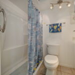 Full bath with walk-in shower.