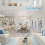 VIRTUALLY STAGED: Breakfast Area and Kitchen