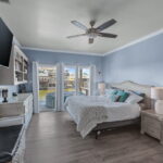 First floor Primary Suite with access to the back deck.