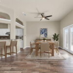 Virtually Staged Dining Area