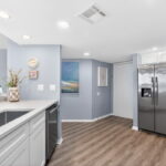 Front entry door brings you directly into the OPEN kitchen and living.