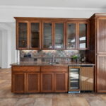 Dry Bar Area with Wine Fridge & Ice Maker