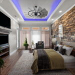 Primary Bedroom w/Gas Fireplace