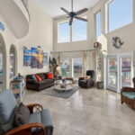 Large Living Area with 2-story ceilings