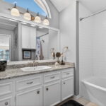 Guest Bath with Arched window