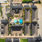 Nestled in the center of the complex, offering not only peace and quiet, but also easy access to the pool.