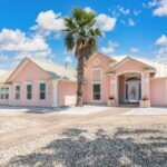 Front view of this SPACIOUS one-story home.