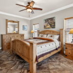 Bedroom #2 in the guest quarters.