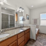 Bath next to Bedroom #2 in the guest quarters.