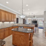 This kitchen is roomy enough for several cooks at the same time.