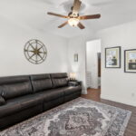 Bedroom #2 being used as a small tv room - Jack & Jill bathroom next to this room.