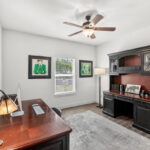 Bedroom #3 is being used as an office. Comfortable and spacious.