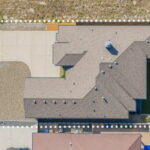 Aerial view of this gorgeous well maintained home.