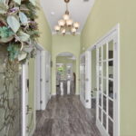 Stunning entry - tile flooring throughout.