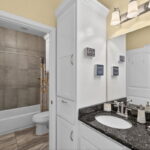 En-suite bath.
