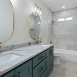 GUEST BATH W/ TWO SINKS