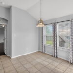 This comfortable breakfast nook is a great place to start your mornings!