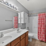 Hall Bath...dual sinks.