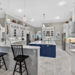 Spacious kitchen big enough for lots of cooks.